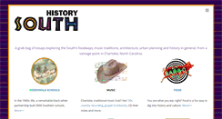 Desktop Screenshot of historysouth.org