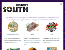 Tablet Screenshot of historysouth.org